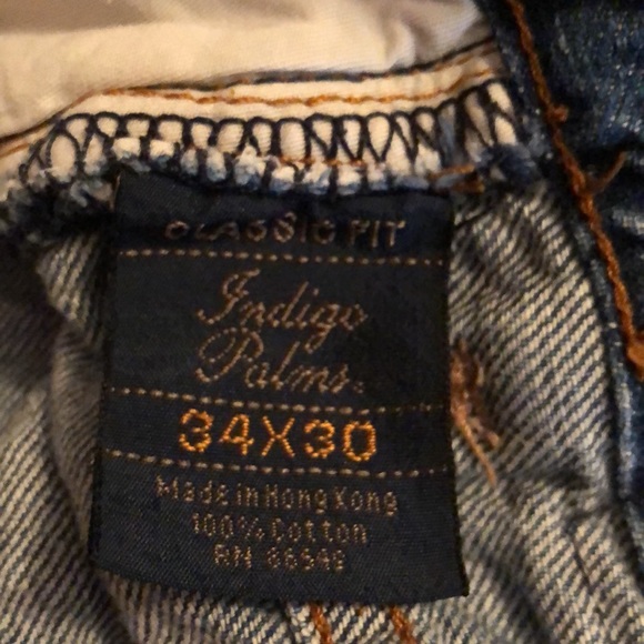 Indigo Palms Classic Fit Jeans 34 x 30 - Picture 3 of 8